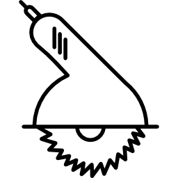 Motor saw tool icon