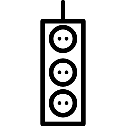 drie elektrische stekkers icoon