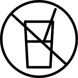 음료 금지 박물관 신호 icon