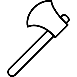 Ax outline icon