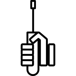 Screwdriver in a hand icon