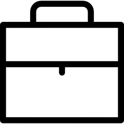 profilo della valigia icona