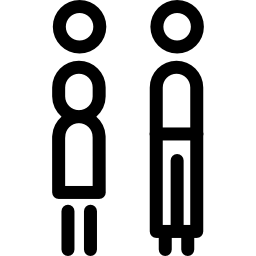 coppia di attrezzi con connettori icona