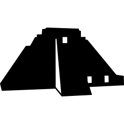 pyramide d'uxmal, mexique Icône