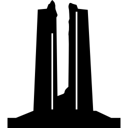 monumento nacional canadiense de vimy icono