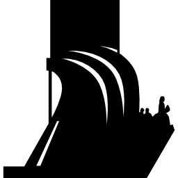 silhouette de monument padrao dos descobrimentos Icône