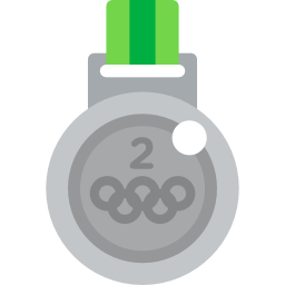 medalla olimpica icono