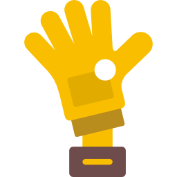 Golden glove icon