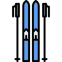 esquí icono