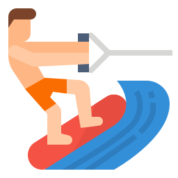 wakeboarden icoon