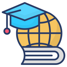 wereldwijd onderwijs icoon