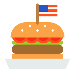 Burger sandwich icon