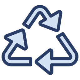 Recycle sign icon