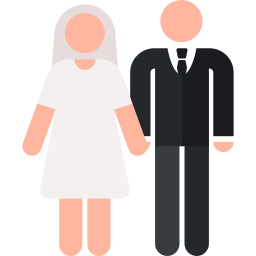 recién casados icono