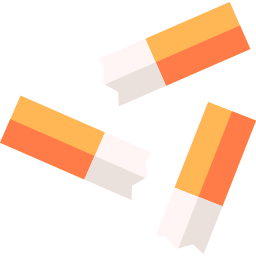 mozzicone di sigaretta icona