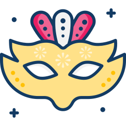 Carnival mask icon