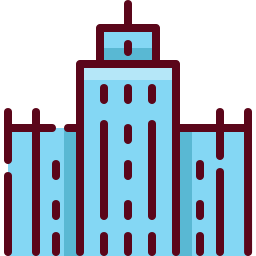 edificios gubernamentales icono