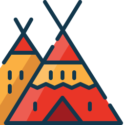 Indian tent icon