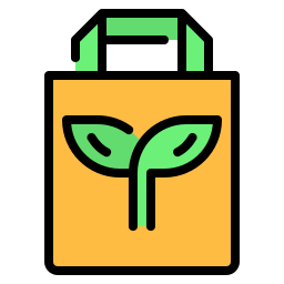 Eco bag icon