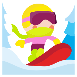 snowboarding icono