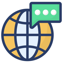 globale kommunikation icon
