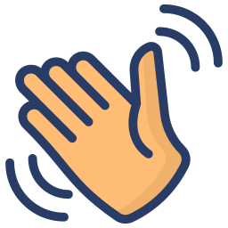 hand winken icon