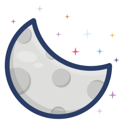 phase de lune Icône