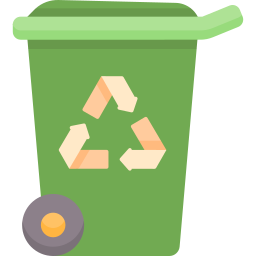 papelera de reciclaje icono