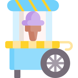 camion de helados icono