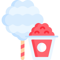 Cotton candy icon