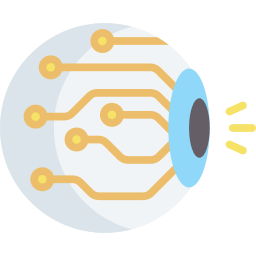 digitalização ocular Ícone