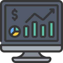 Financial presentation icon