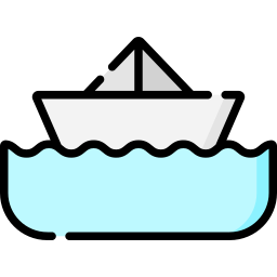 Paper ship icon