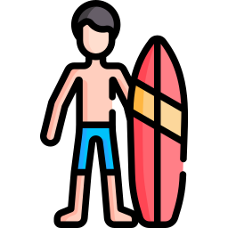 surfiste Icône
