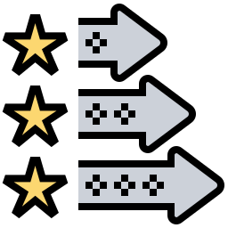 clasificación icono