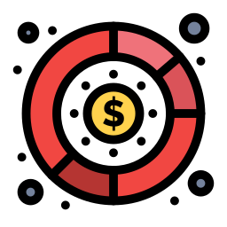 Dollar coin icon