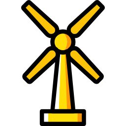 energía eólica icono