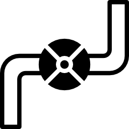 tubo del gas icona
