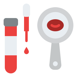 Blood test icon