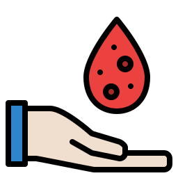 Blood donation icon