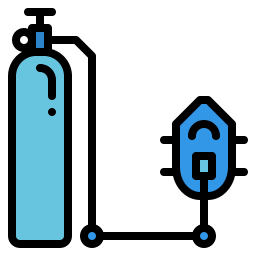 bouteille d'oxygène Icône