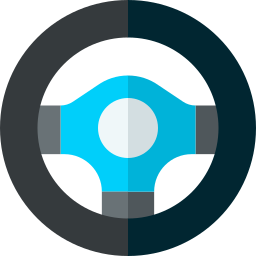 Steering wheel icon