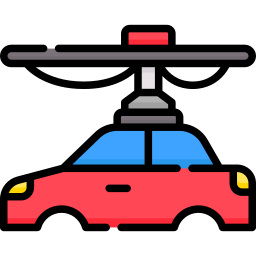 Car manufacturing icon