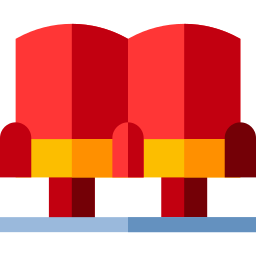 sedile cinematografico icona