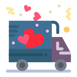 Delivery truck icon