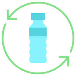 botella de reciclaje icono