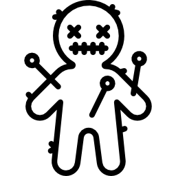 Voodoo doll icon