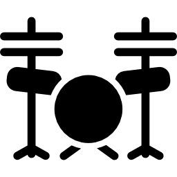 conjunto de tambores Ícone