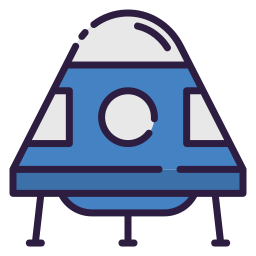 Space capsule icon