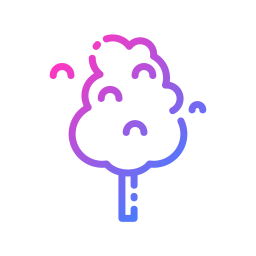 Cotton candy icon